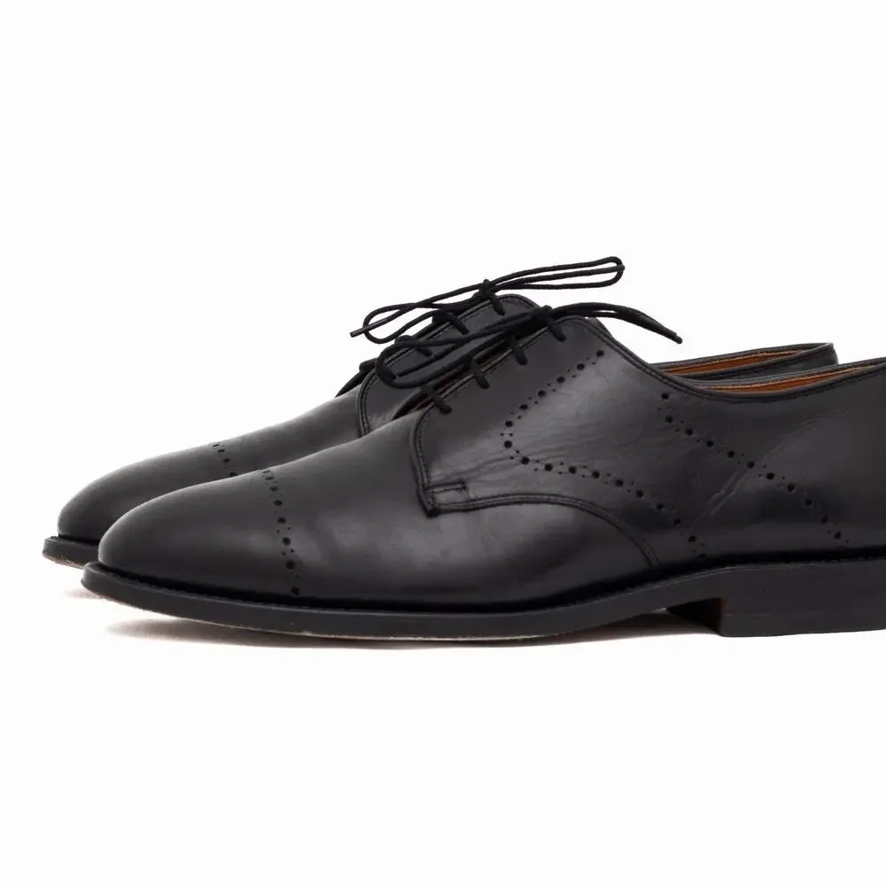 $425 Allen Edmonds Troy Black Leather Oxford Dress Shoes — US 10 EEE